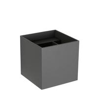 Led-wandleuchte 09217/04/36 Xio - Grau, Design, Metall (9.7/9.7/9.7cm) - Lucide