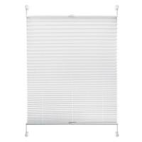 Plissee Solid Crash Weiß ca. 60x130cm - Weiß, Basics, Textil (60/130cm)