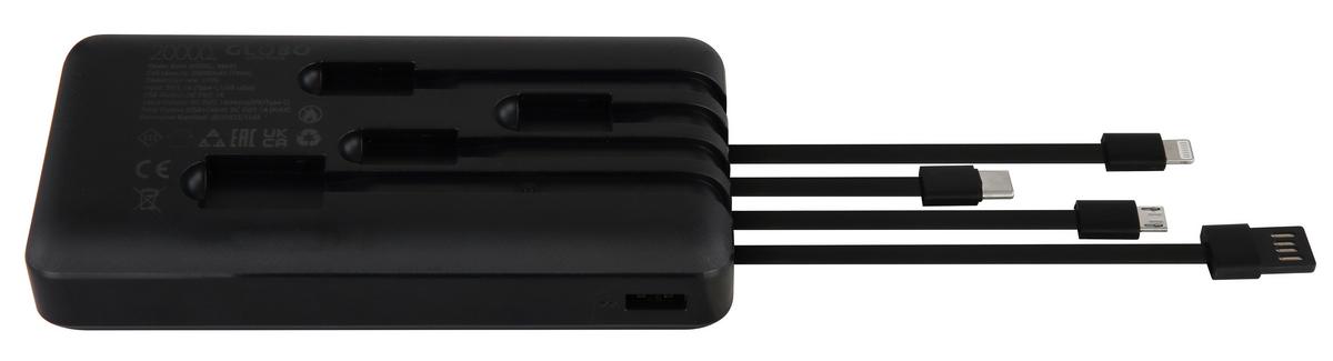 Prijenosna Stanica Za Punjenje - crna, Basics, plastika (14,7/6,7/3,3cm) - Globo