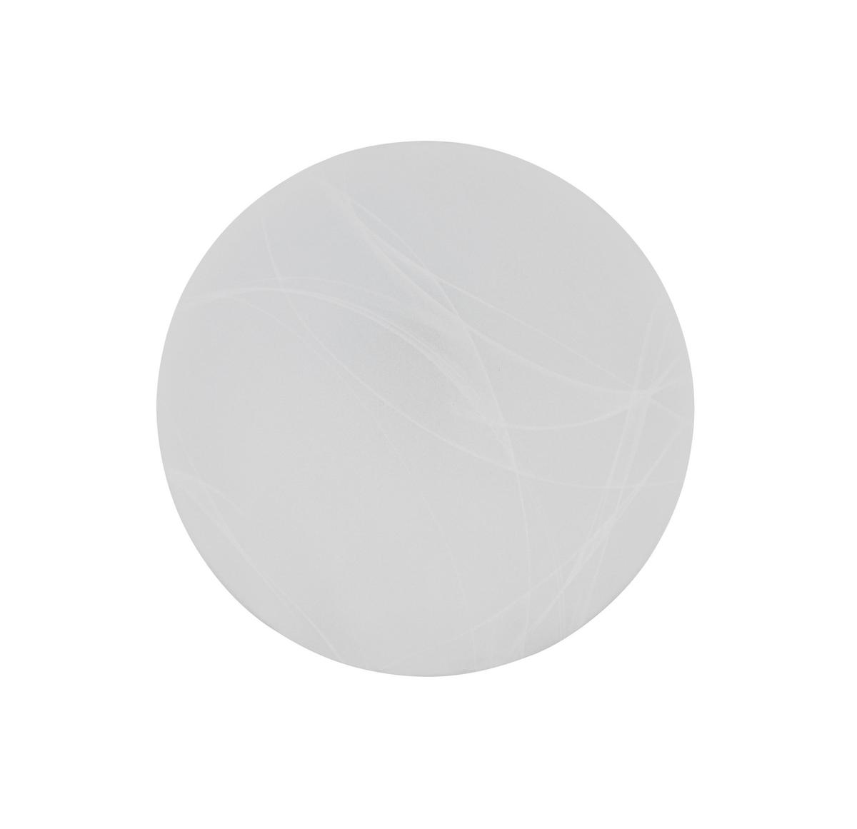 Led Svjetiljka Stropna Alabast - bijela/boje alabastera, Design, metal/plastika (29/8,8cm) - Mömax