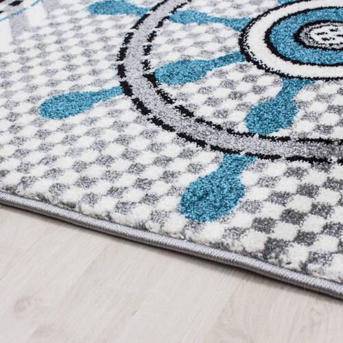 Kinderteppich Kids Grau Ø ca. 120cm - Grau, Trend, Textil (120/120cm) - Ben'n'jen