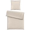 Bettwäsche Bio-Lisa in Beige in ca. 135x200cm - Beige, MODERN, Textil (135/200cm) - ecoTree