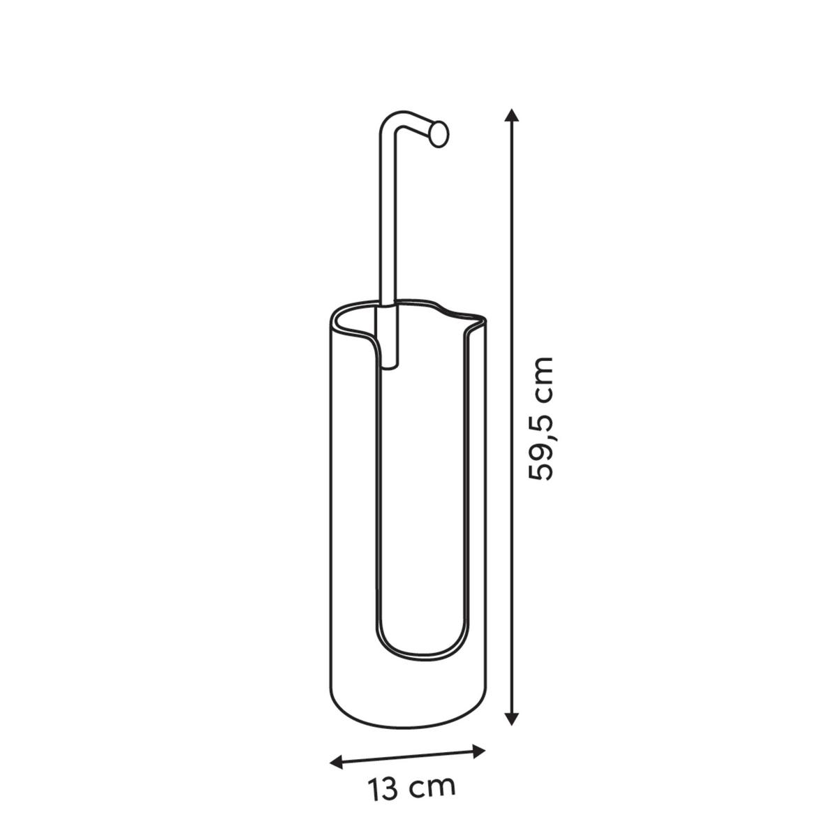 Držač Toalet Papira Oleya - bež, Osnovno, metal (59,5/13/13cm)