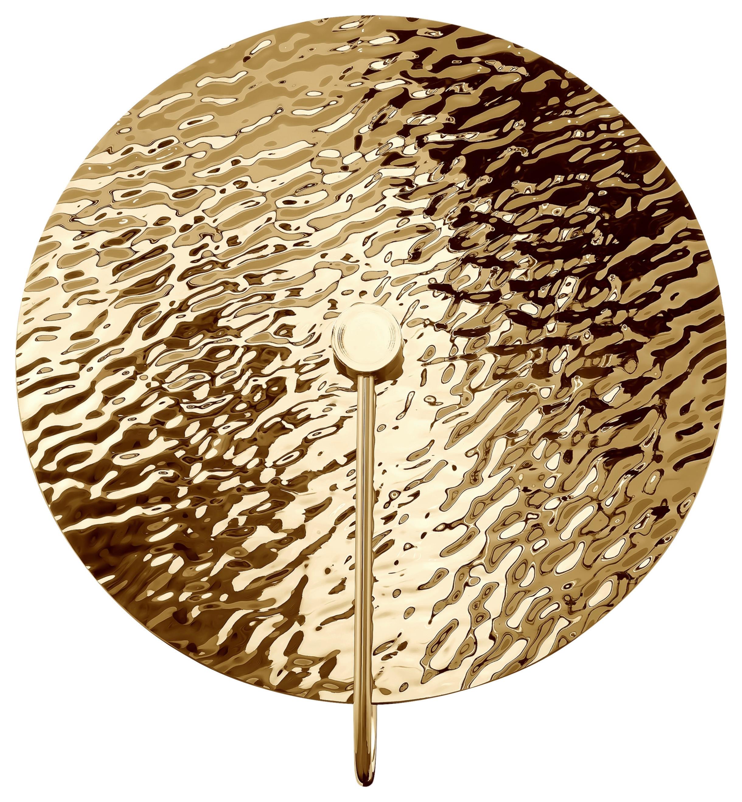WANDLEUCHTE MARE - Goldfarben, Basics, Glas/Metall (40/13/40cm) - MAYTONI