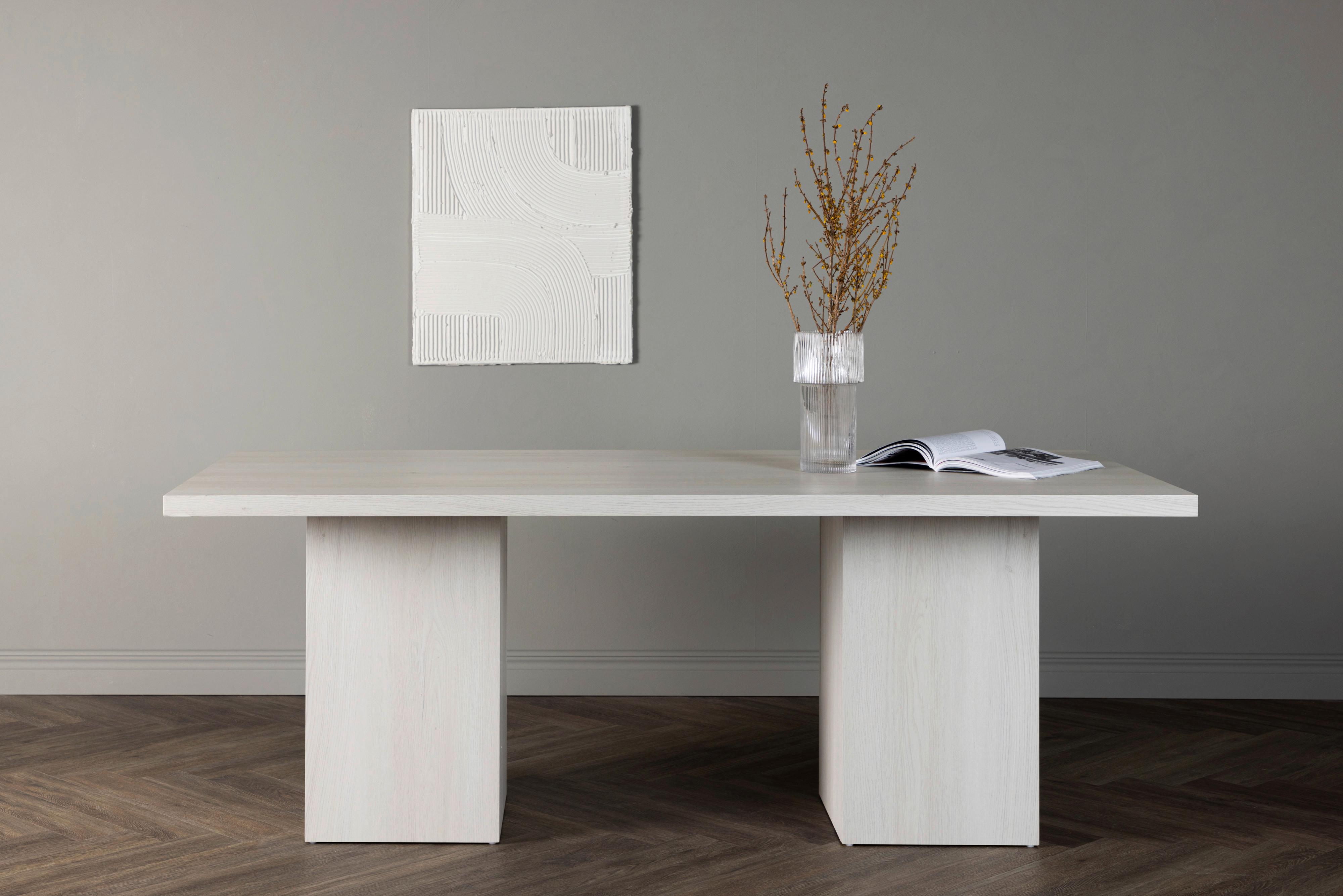 ESSTISCH OLGA - Weiß, Design, Holz (200/90/75cm) - Livetastic