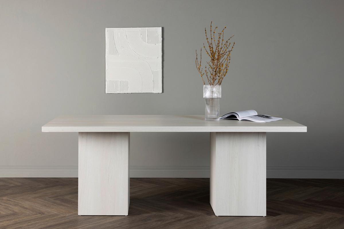 ESSTISCH OLGA - Weiß, Design, Holz (200/90/75cm) - Livetastic