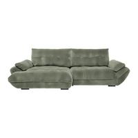 Wohnlandschaft Vivo Grün - Schwarz/Grün, MODERN, Kunststoff/Textil (179/63/317cm) - Premium Living