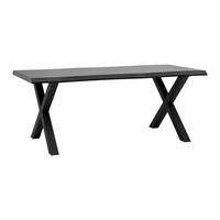 Masă RICO - negru, Modern, metal (180/76/90cm) - Bessagi Home