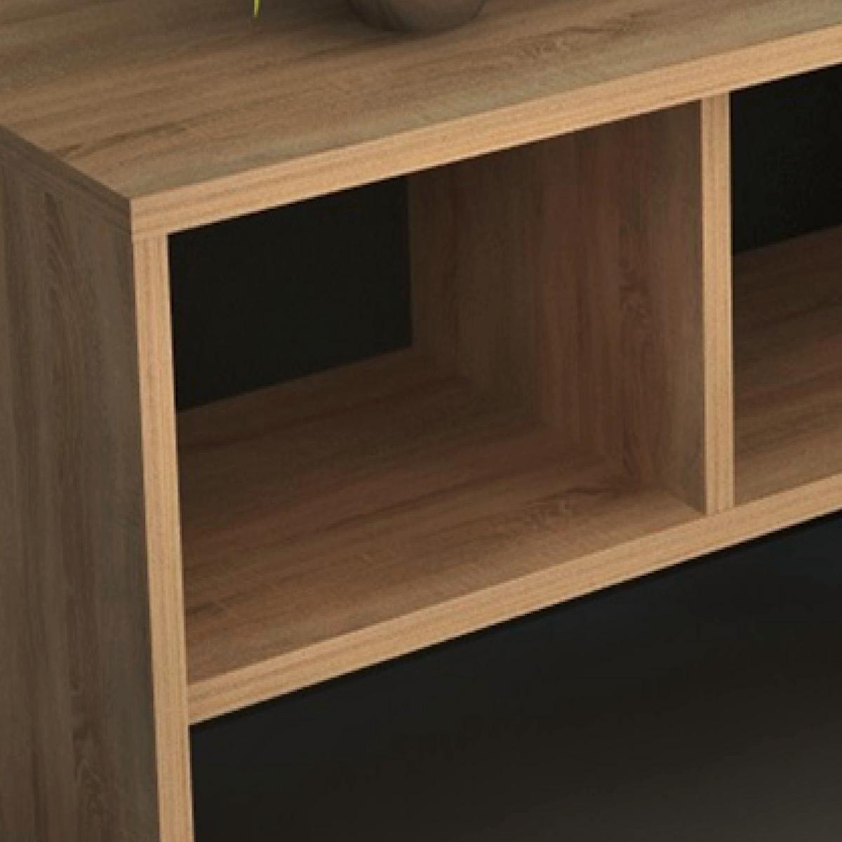 Couchtisch Nachto ca.60x30x40cm Eichefarben - Eichefarben, Basics, Holzwerkstoff (63/30/40cm) - MID.YOU