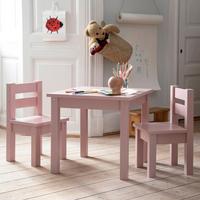 Kindersitzgruppe MADS Rosa Kiefer teilmassiv - Rosa, MODERN, Holz - MID.YOU