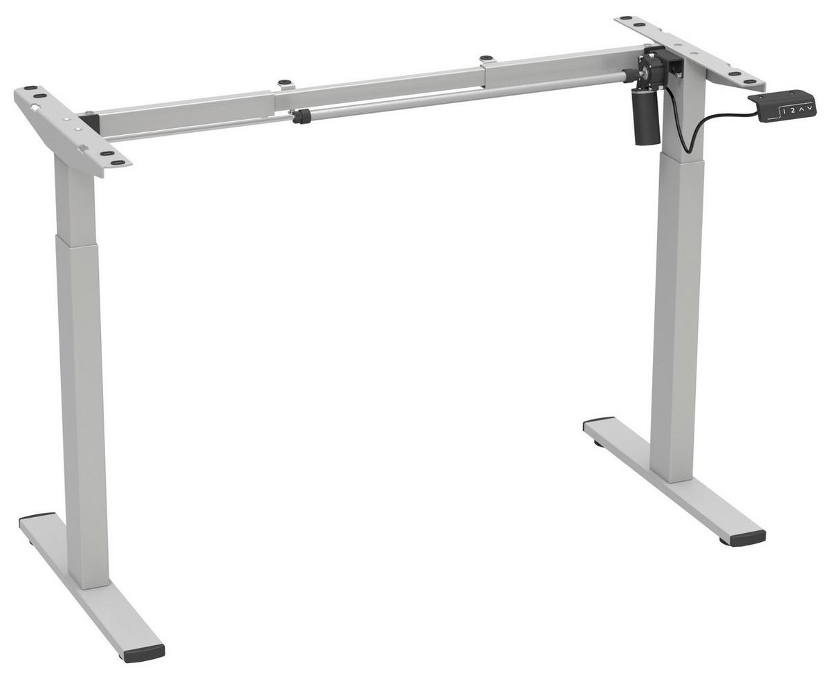 Ogrodje Dvižne Mize E-lona, Srebrna - srebrne barve, Design, kovina (92/48/71cm) - MID.YOU