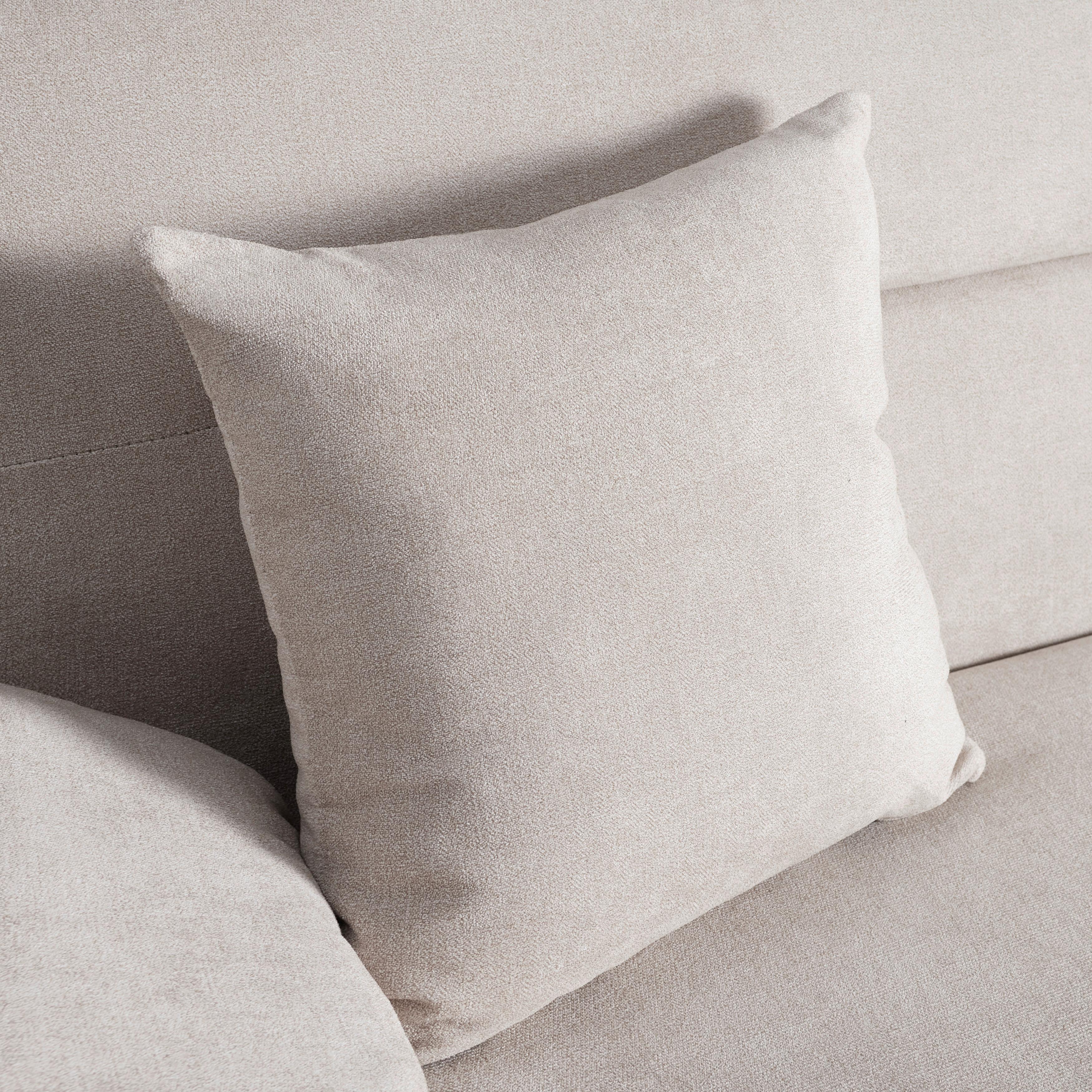 BÄDDSOFFA LANA - beige/antracit, Modern, metall/trä (199/89/95cm) - Bessagi Home