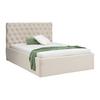 STOFFEN BED KATAR -EXKLUSIV- - Beige/Zwart, Konventionell, Textiel (160/200cm) - Mömax