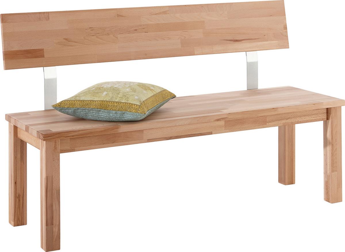 ŁAWKA ARON 140 - kolor bukowy/buk twardzielowy, Konventionell, drewno (140/83/53cm) - Carryhome