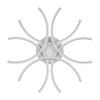 LED-TAKLAMPA WILMA - vit, Modern, metall/plast (60/60/8,5cm) - Mömax