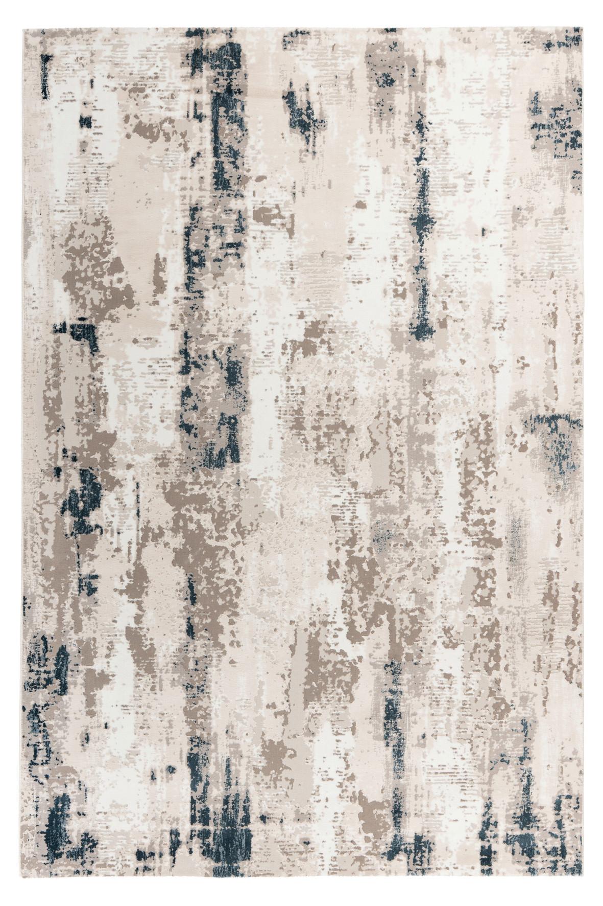 Webteppich My Phoenix Blau/Beige - Blau, Design, Textil (140/200cm) - Obsession