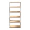 HYLLA FINN - svart/ekfärgad, Modern, metall/trämaterial (80/185/35cm) - Bessagi Home