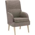 Fotelja Pinto - boje bukve, drvni materijal/tekstil (63/105/83cm) - Modern Living Fotelja Pinto - boje bukve, drvni materijal/tekstil (63/105/83cm) - Modern Living