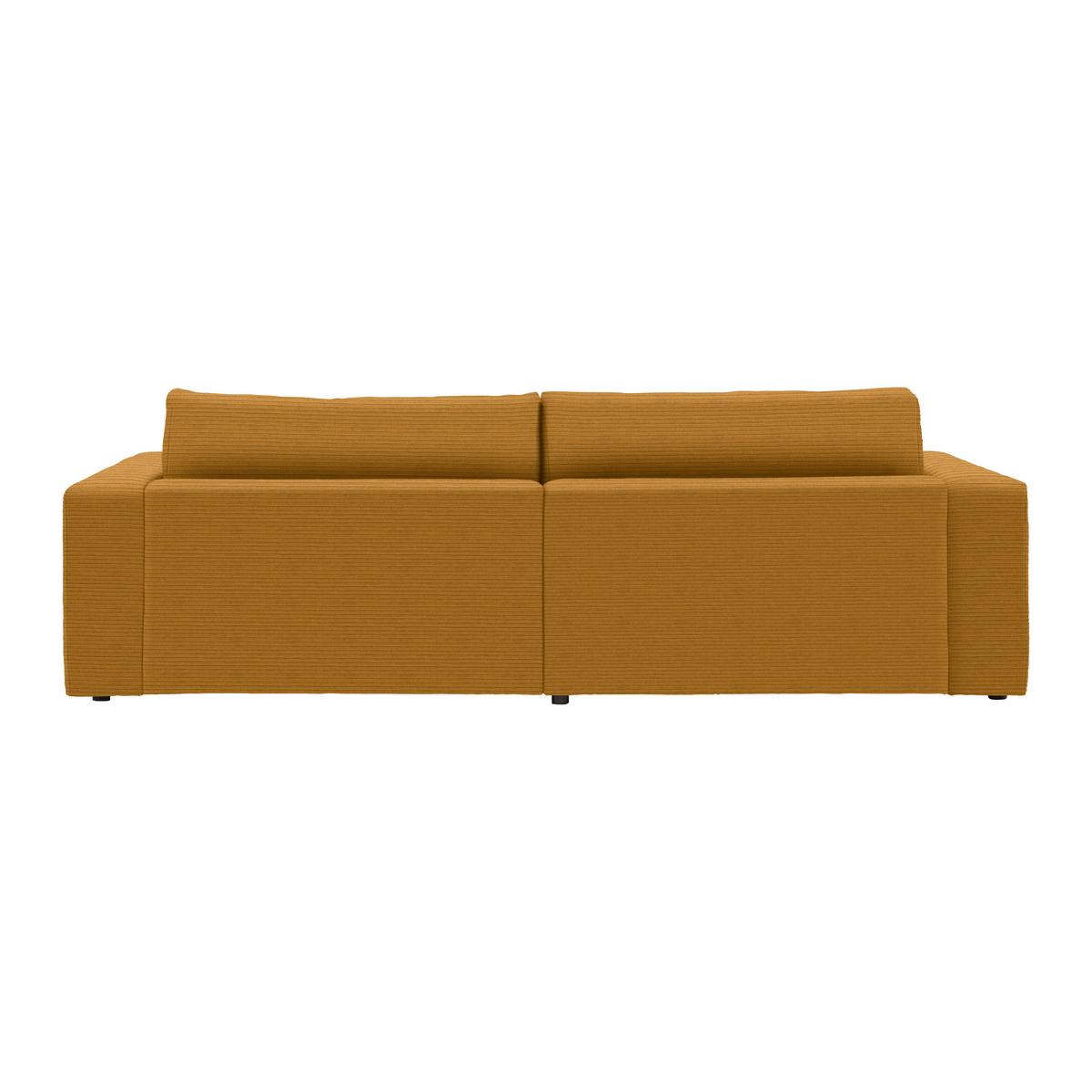Ecksofa Fabiona links Senfgelb - Senfgelb/Schwarz, MODERN, Holz/Kunststoff (194/85/268cm) - Premium Living