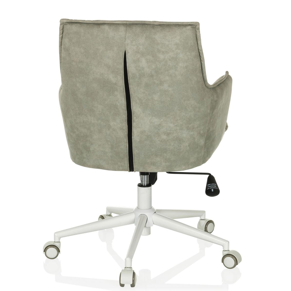 Vrtljivi Stol Solao Life, Siva - siva/bela, Moderno, kovina/umetna masa (54/85/70cm) - MID.YOU