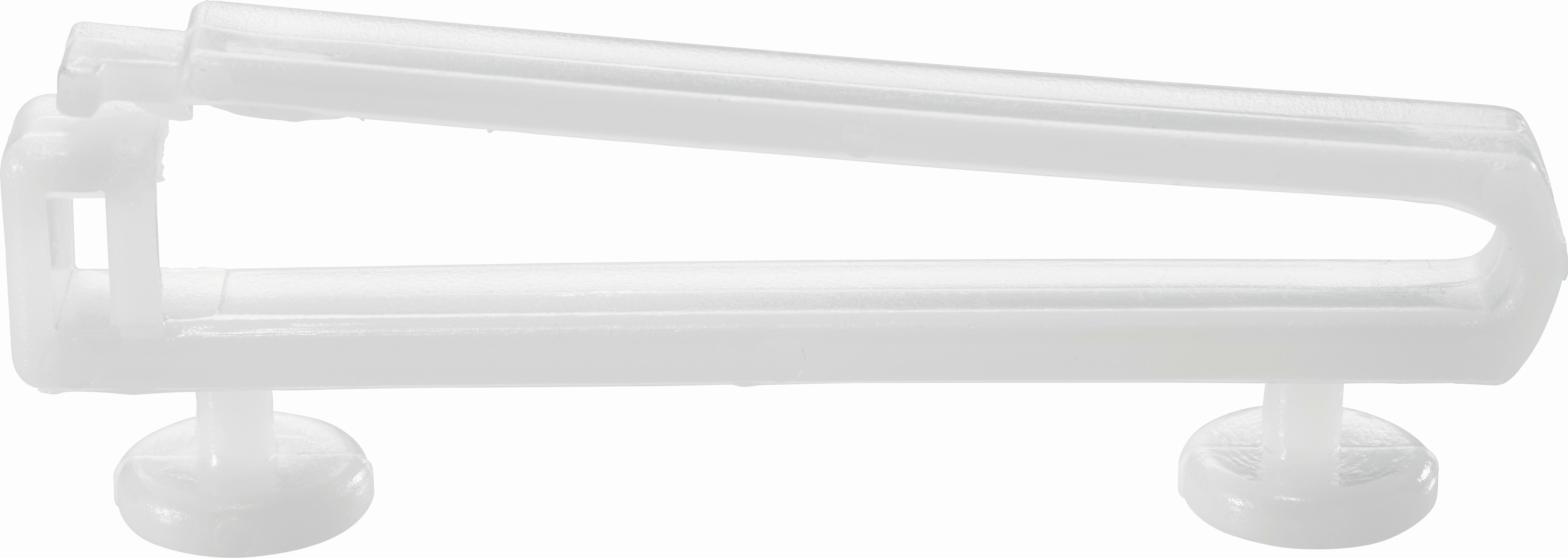 Füles Csúszka Universal - fehér, műanyag (6/0.7/1.6cm) - Modern Living