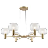 Kronleuchter Vision Goldfarben max. 60 Watt - Goldfarben, Basics, Glas/Metall (96/21/96cm) - MAYTONI