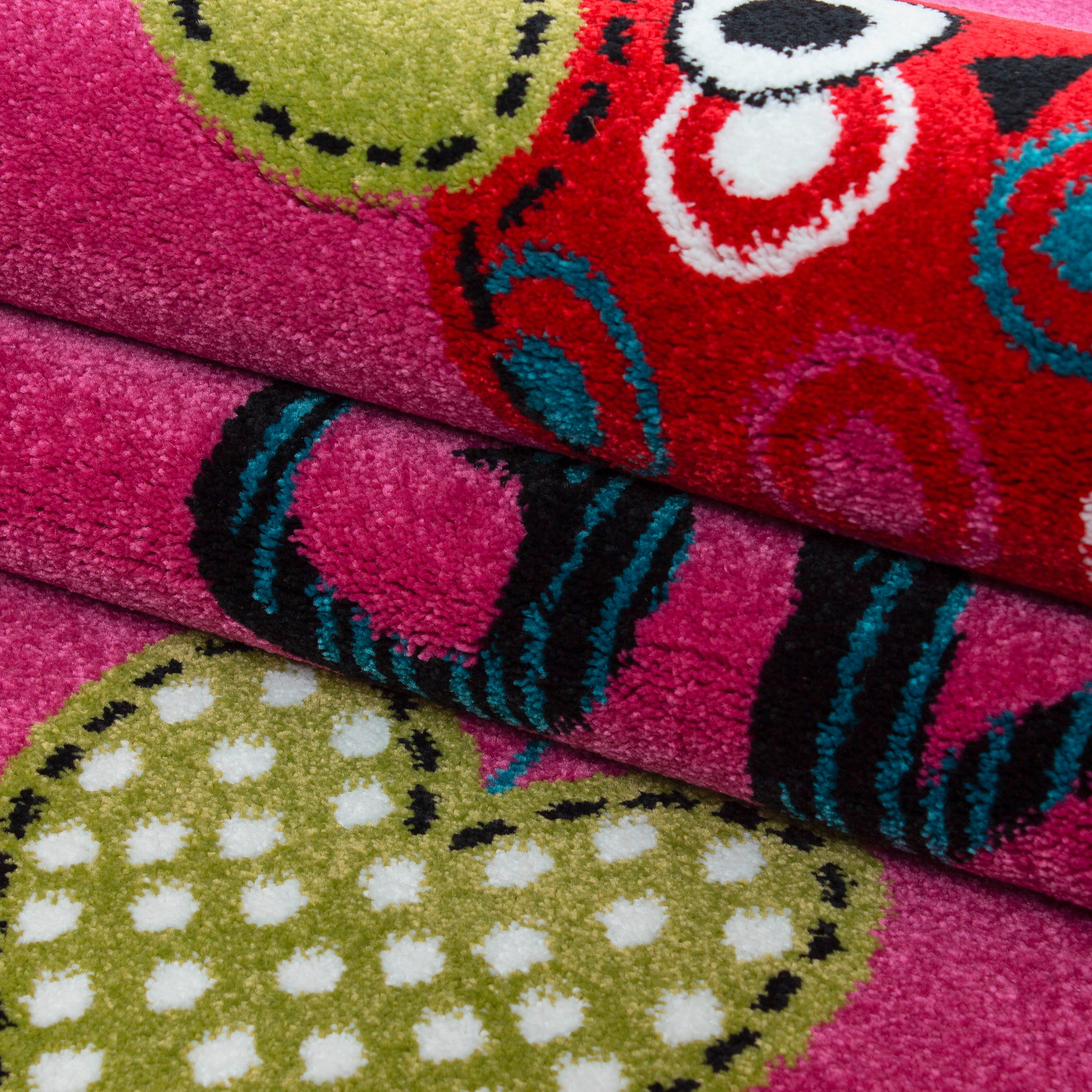 Kinderteppich Kids Violett Ø ca. 120 cm - Violett, Trend, Textil (120/120cm) - Ben'n'jen