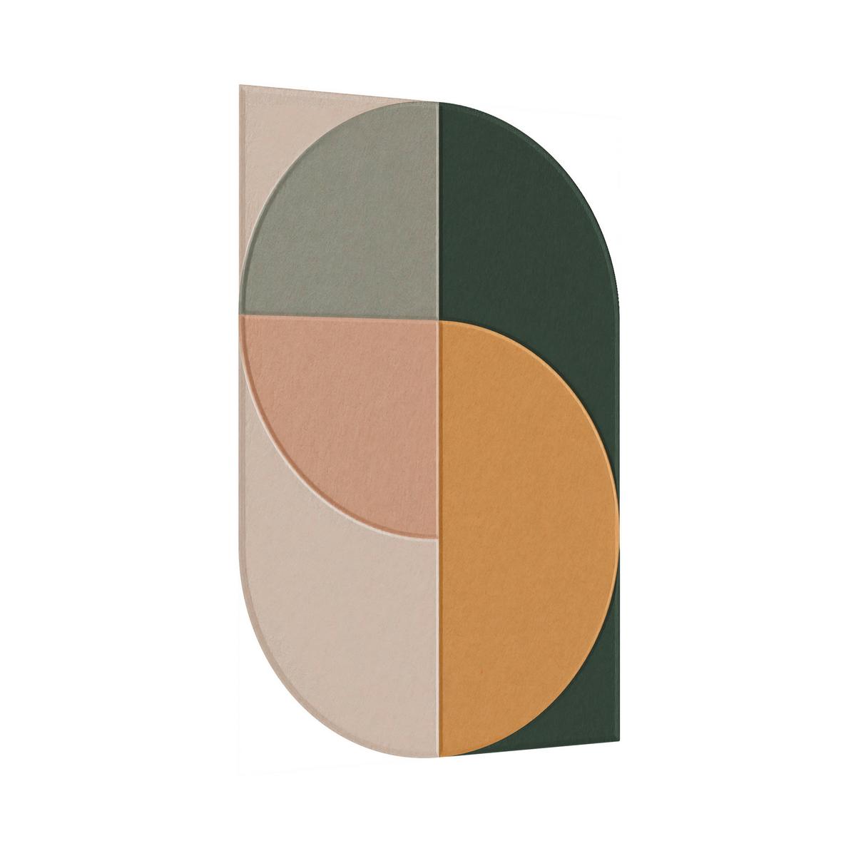 Akustični Panel Milla - roza/bež, tekstil (60/90cm) - Mömax