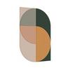 AKUSTIKPANEL MILLA - beige/skogsgrön, textil (60/90cm) - Mömax