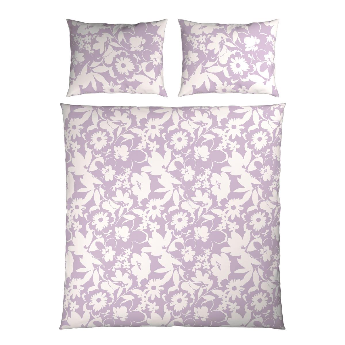 Lenjerie de pat Floral cca. 2x50x070/200x220 cm - liliachiu, textil (200/220cm) - Mömax