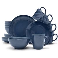 Étkészlet Alicia Modern Design - sötétkék, Basics, kerámia - Echtwerk