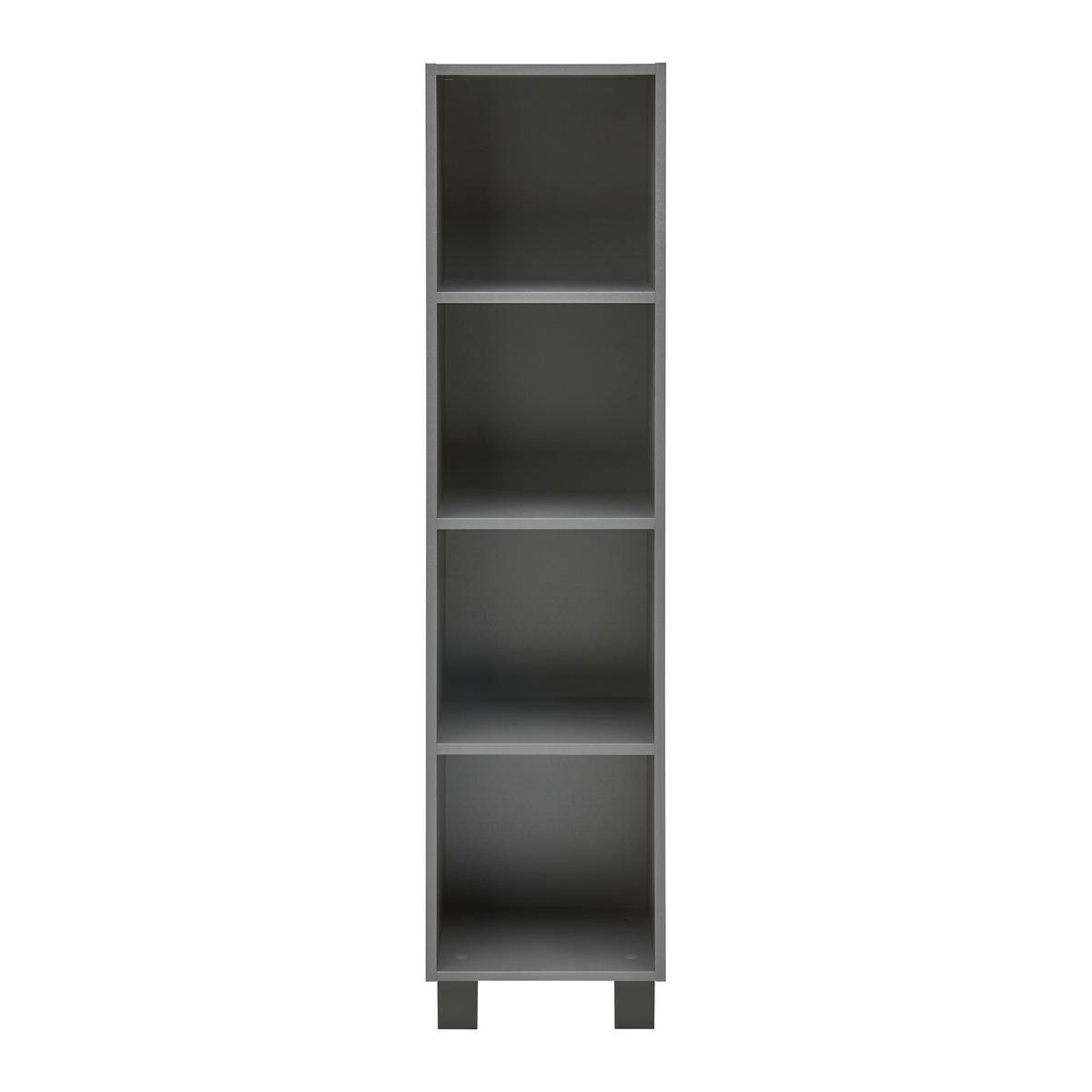 Falipolc-tv Elem Lugo - antracit, Modern, faalapú anyag (135/43,2/34,4cm) - Mömax