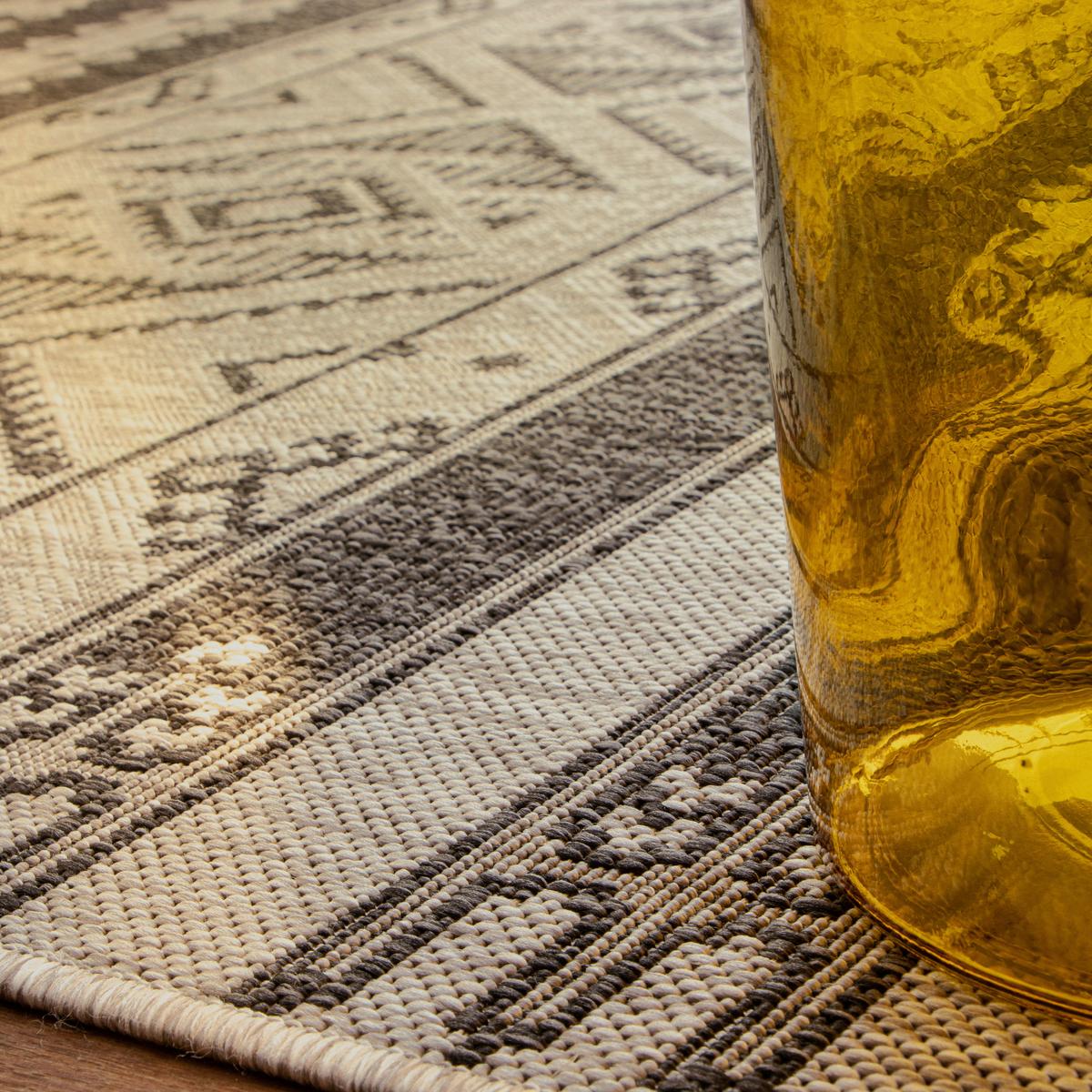 OUTDOORTEPPICH MY NORDIC - Graubraun/Grau, Design, Textil (200/290cm) - Novel