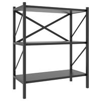 Regal Insasi, Siva - antracit, Moderno, leseni material (66/85/34cm) - MID.YOU