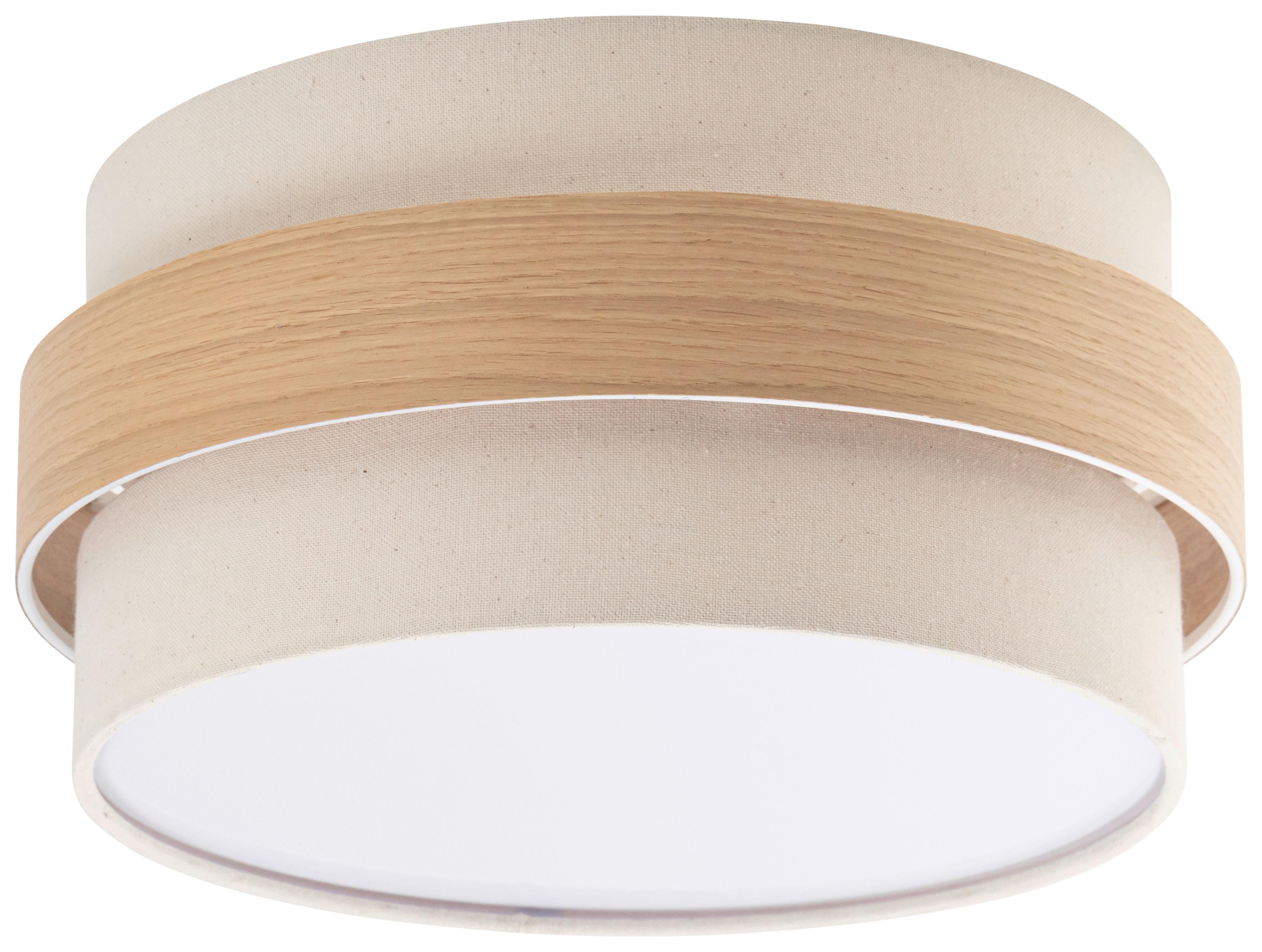 LAMPA SUFITOWA NOVA - kolor naturalny, Modern, tworzywo sztuczne/metal (37/18cm) - Novel