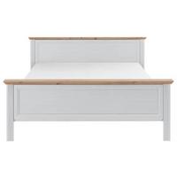 Klasični Krevet Jasmin Ii - bijela/hrast Artisan, Lifestyle, drvni materijal/plastika (180/200cm) - Modern Living
