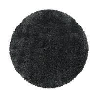 Preproga Fluffy, Ø 200cm, Siva - siva, Basics, tekstil (200cm)