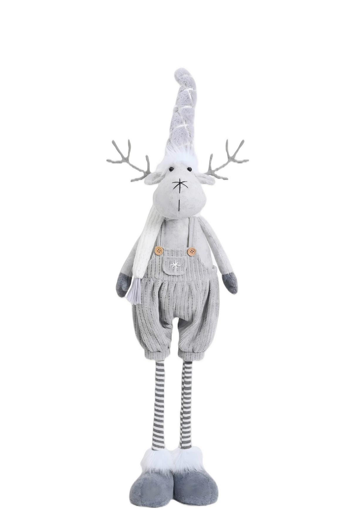 Spiriduș Bello cca. 90 cm - alb/gri, Konventionell, textil (24/14/90cm) - Mömax