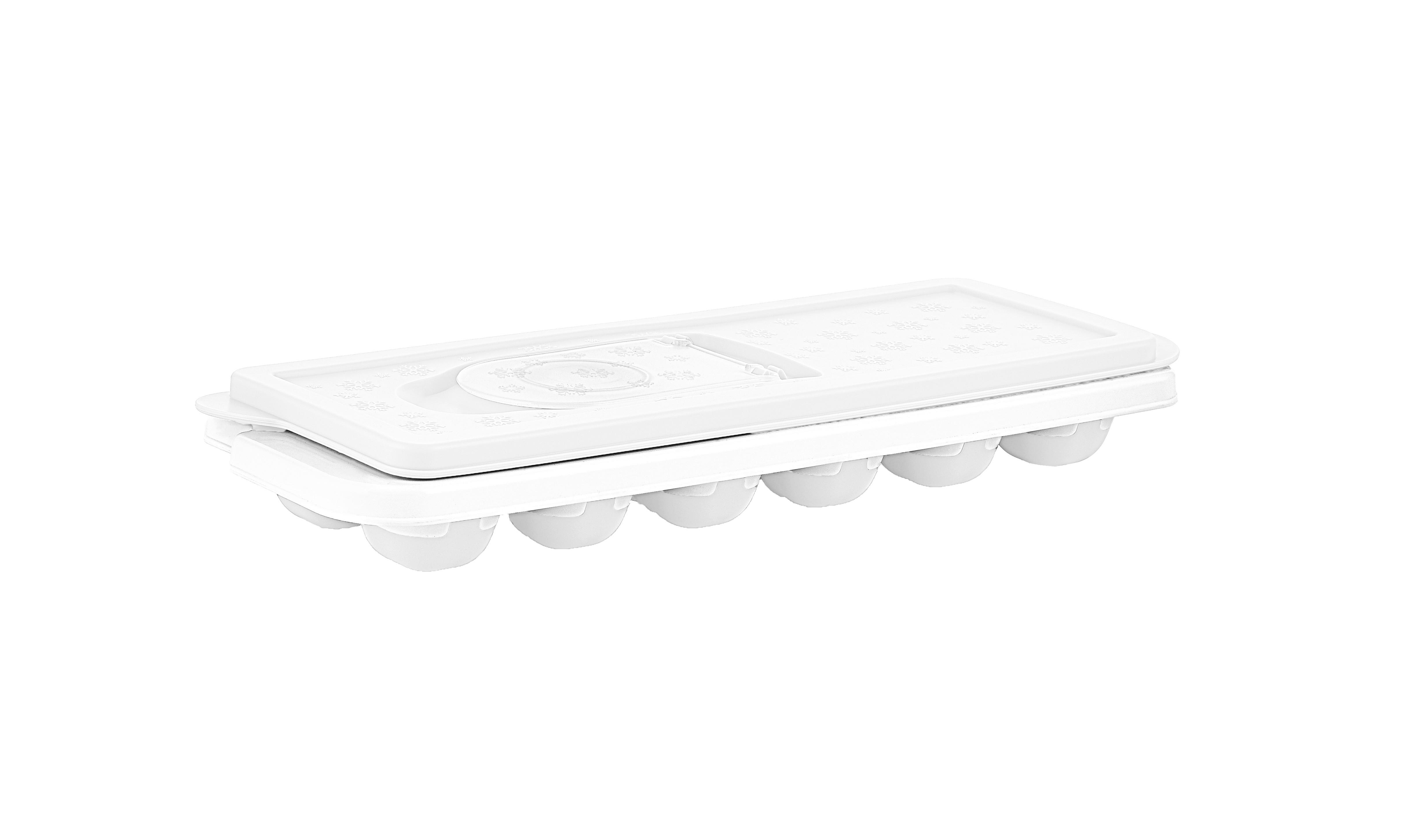 Jégkockakészítő Forma Ida - fehér, Konventionell, műanyag (26,5/9,5/3,7cm) - Mömax