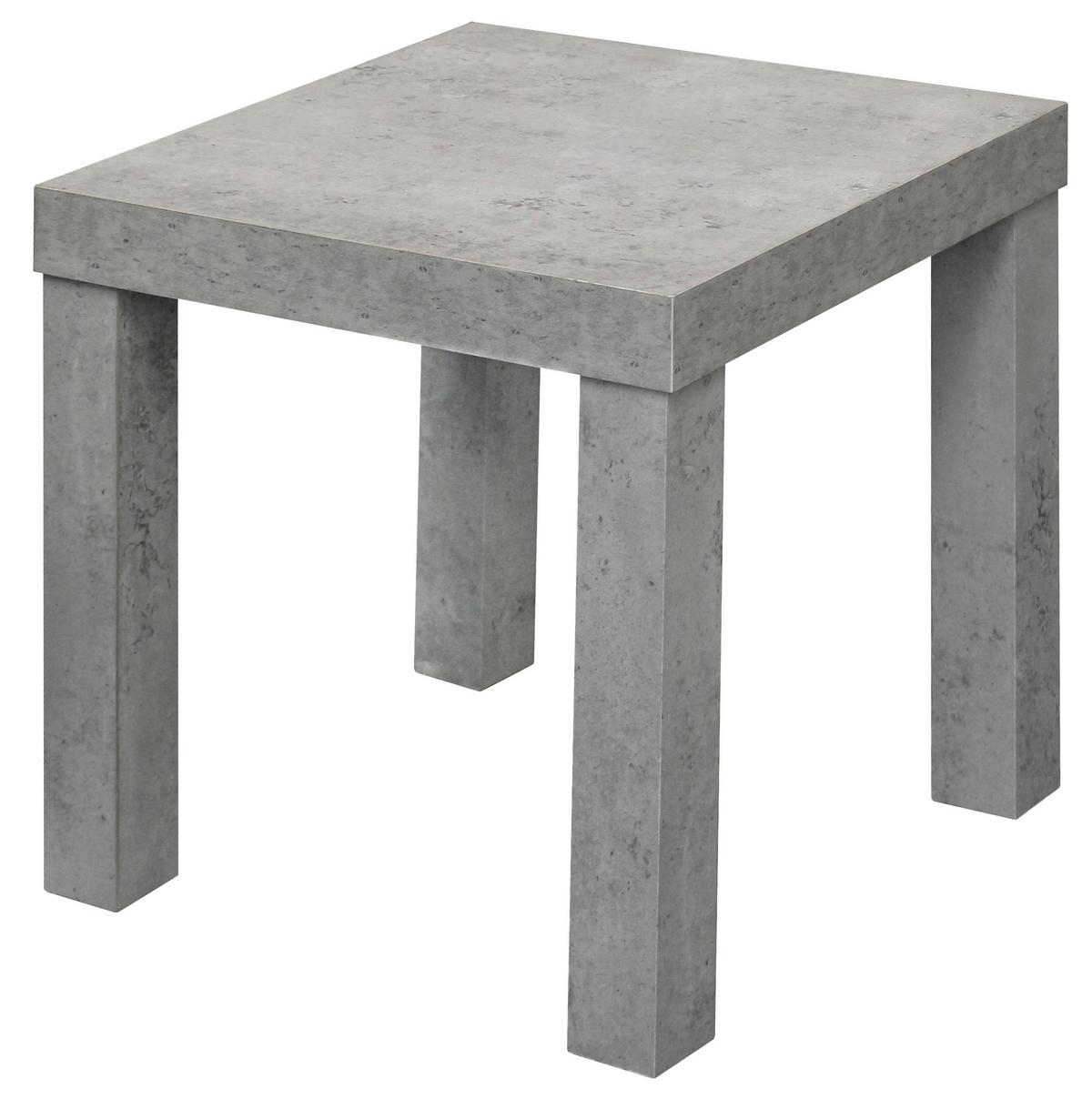 Masă auxiliară NORMEN - gri, Modern, material pe bază de lemn (39/40/39cm) - Best Price