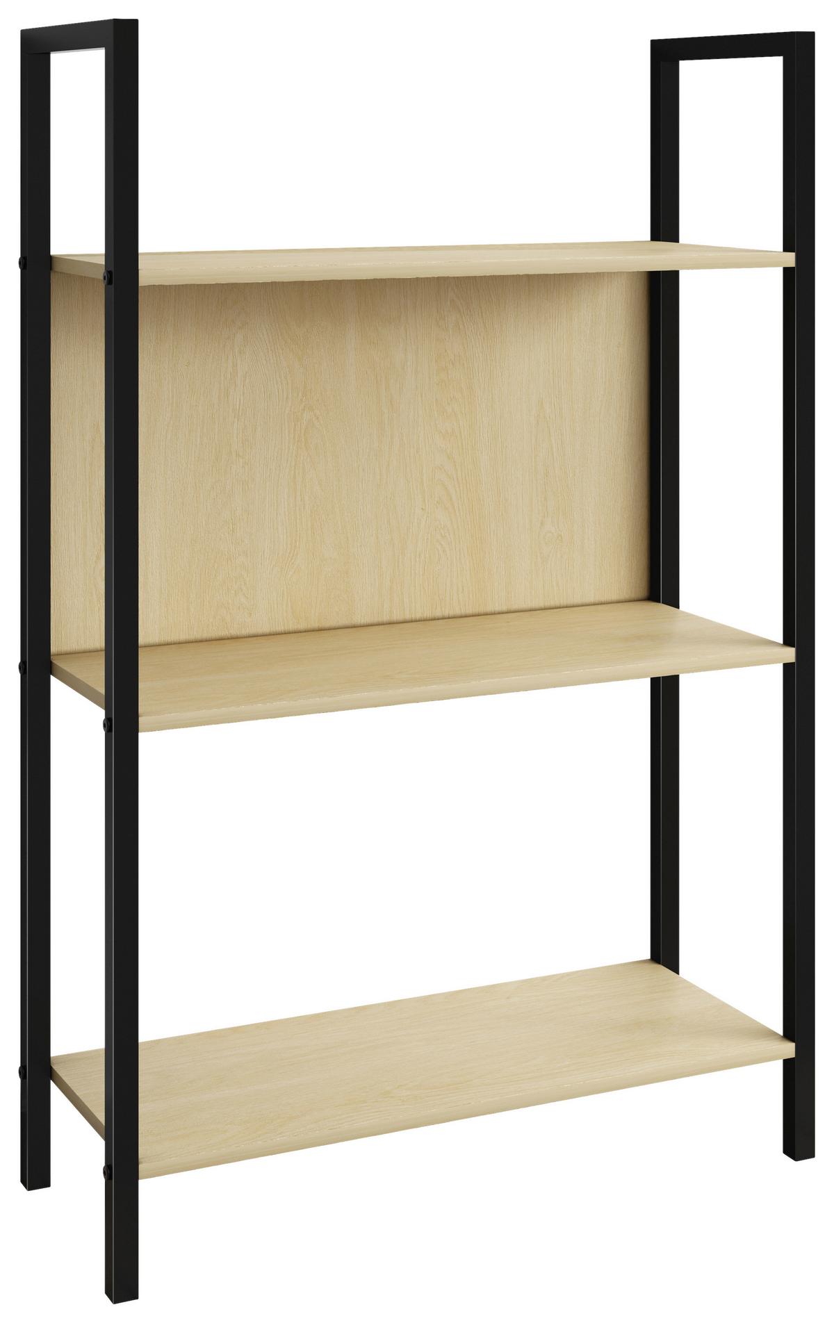 REGAL FLAKOS 3 - Honigeiche/Eichefarben, Konventionell, Holzwerkstoff/Metall (56/100/24cm)