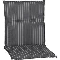 Niedriglehner Auflagen Belm 4er-Set ca. 100x50 cm - Weiß/Grau, Basics, Textil (100/50/6cm) - Gardenson