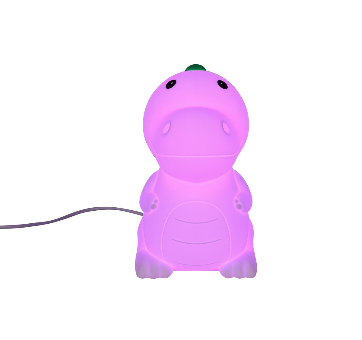 Nočna Lučka Dino - bela, Moderno, umetna masa (8,5/13,8/13,5cm) - Mömax