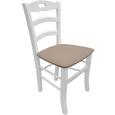 Stol Rochelle New Beli - modra/bela, Romantika (41/88/46cm) Stol Rochelle New Beli - modra/bela, Romantika (41/88/46cm)