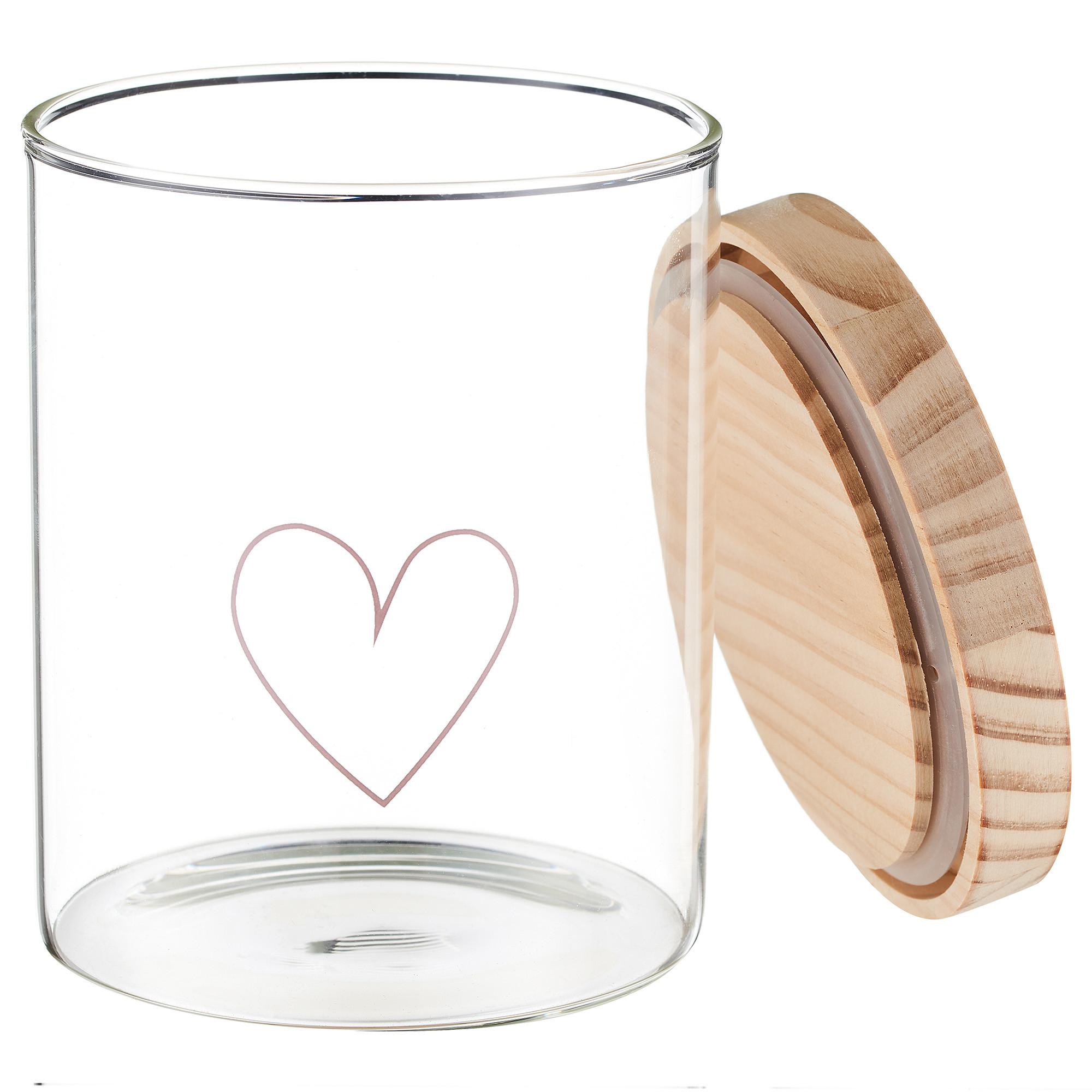 Dekoglas Lotte I Klar Ø ca. 11/12,5cm - Klar, ROMANTIK / LANDHAUS, Glas/Holz (11/12,5cm) - Mömax