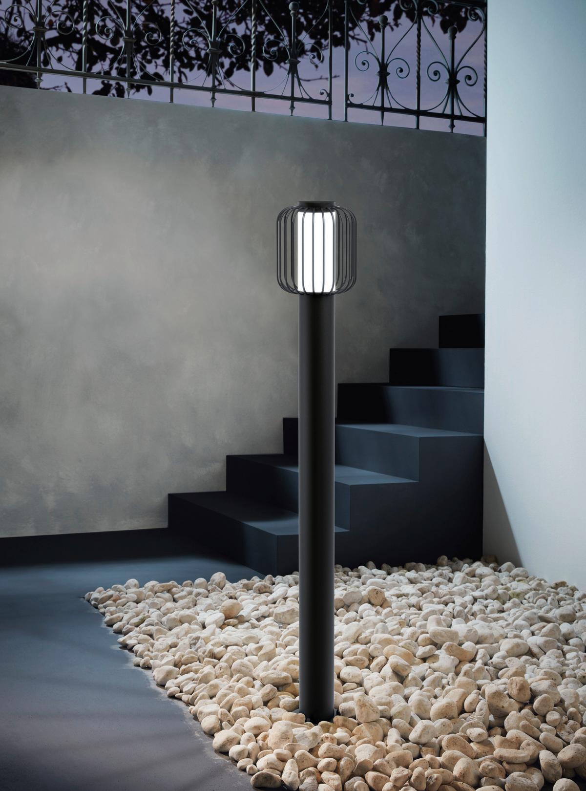 Aussenleuchte Ravello Verzinkt Schwarz/weiss - Basics (16,5/110cm) - Eglo