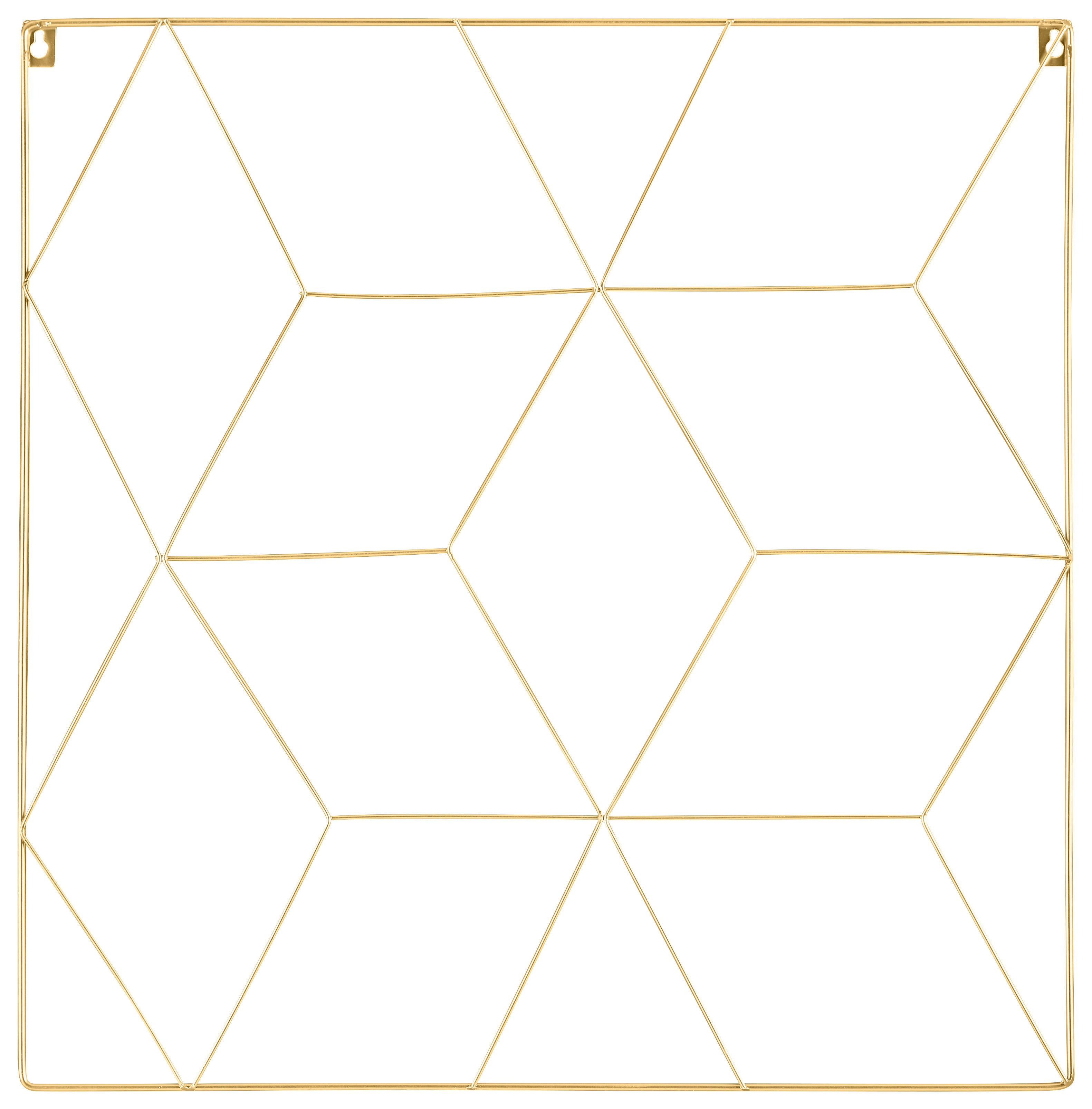 Okvir Za Sliko Larissa - zlate barve, Design, kovina (50/50cm) - Modern Living