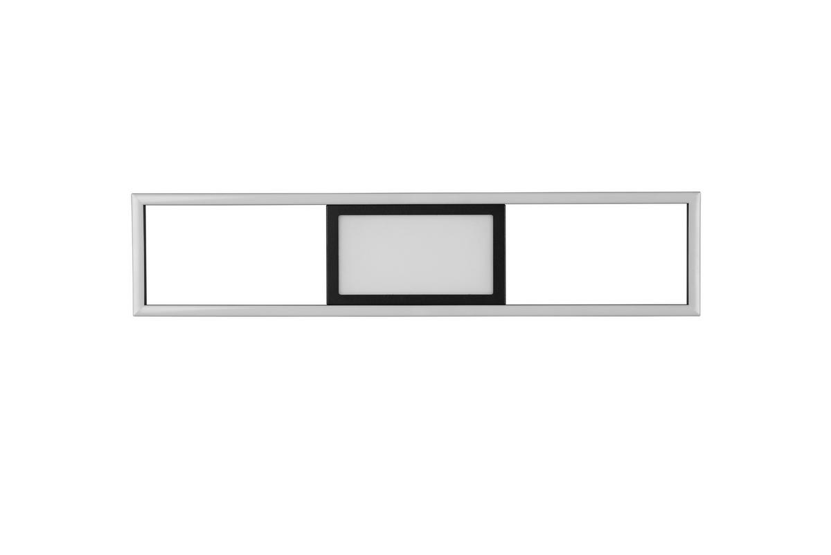 LED-Deckenleuchte Regido Schwarz max. 22 Watt - Schwarz, Design, Metall (13/60/6cm)