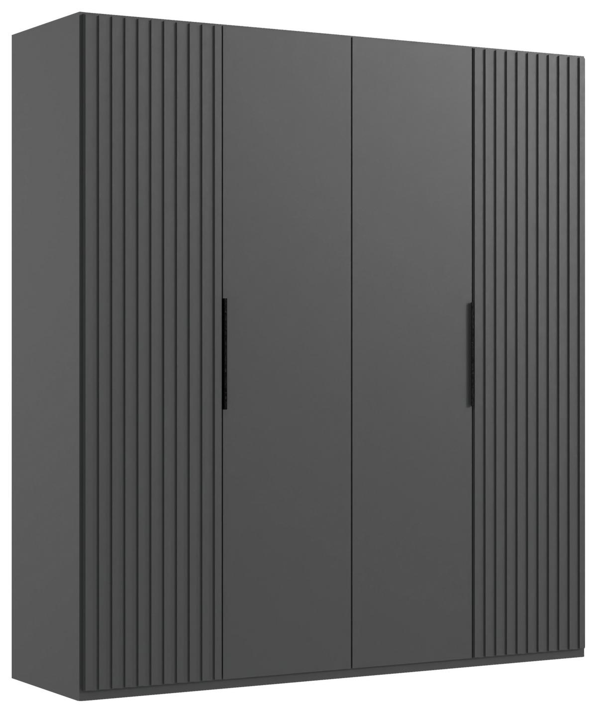 DULAP USI ROTATIVE ANDORRA - grafit, Modern, material pe bază de lemn (200/216/58cm) - Modern Living