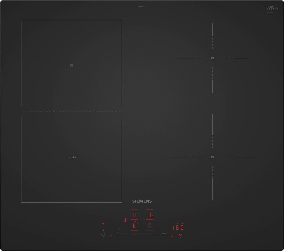 Backofenset PQ100J60PL Schwarz - Schwarz, MODERN, Glas/Metall (60cm) - Siemens